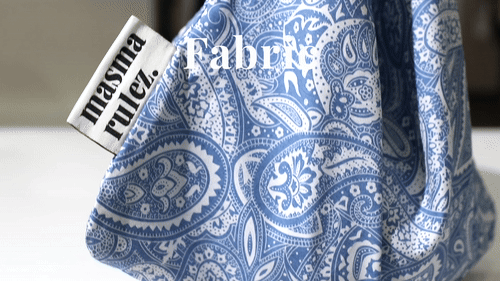 ★masmarulez★ Rabbit eco bagPaisley blue Masmarulez [마스마룰즈]